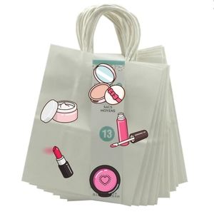 Bundle of 13 Blank Medium Gift Bags  8" X 10" Inch